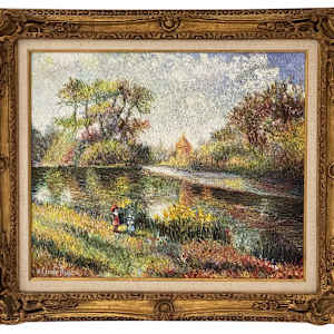 "Le Moulin de Graffeuil" by Hugues Claude Pissarro 