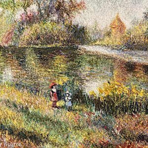 "Le Moulin de Graffeuil" by Hugues Claude Pissarro 