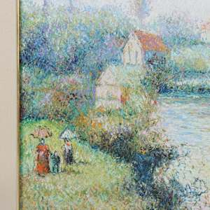 Petit Bras de Seine a Maisons - Laffite by Hugues Claude Pissarro 