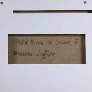 Petit Bras de Seine a Maisons - Laffite by Hugues Claude Pissarro 