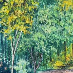 “Afternoon Garden” by Claude Monet 
