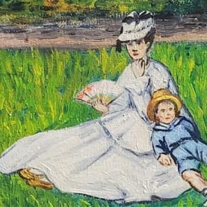 “Afternoon Garden” by Claude Monet 