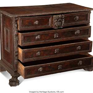 An Italian Renaissance Carved Walnut Bambocci, Third quarter 16th 
