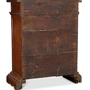 18th Century Italian Carved Walnut Grill Front Cabinet 