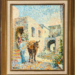 Speloncato Corse by Yvonne Canu French 1921-2007 
