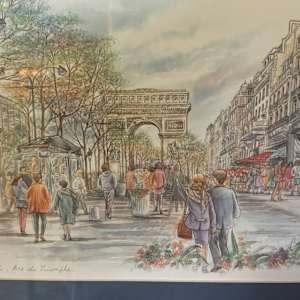 “Paris, Are de Triomphe” by Bernadette Vaz