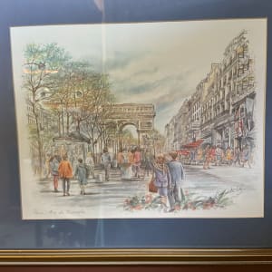 “Paris, Are de Triomphe” by Bernadette Vaz 