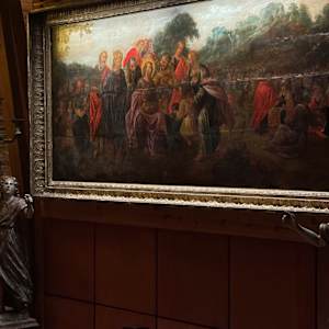 "The Miracle of the Loaves and Fishes", by Continental School 