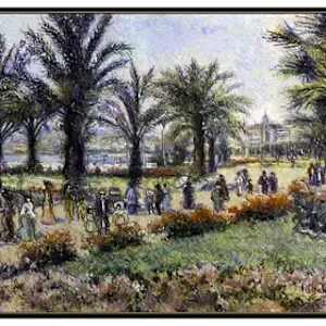 “Garden in Cannes” by Hugues Claude Pissarro 