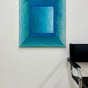 Empty Room - Turquoise Blue by Francesca Sganzerla, Image 2.