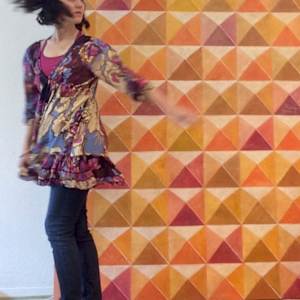 Diamond Composition - Orange by Francesca Sganzerla, Image 2.