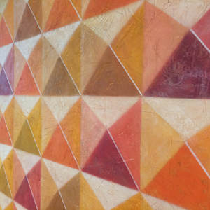 Diamond Composition - Orange by Francesca Sganzerla, Image 1.