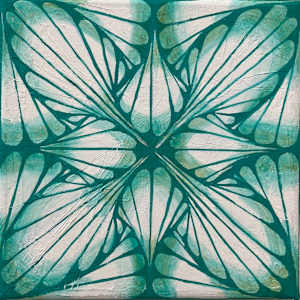 Kaleido - Cobalt Teal Blue by Francesca Sganzerla, Image 1.