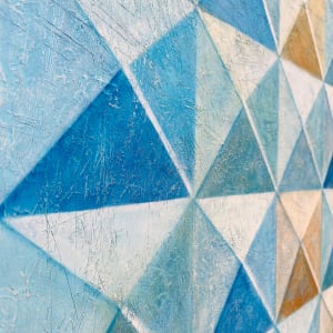 Diamond Composition - Blue by Francesca Sganzerla, Image 1.