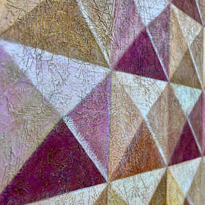 Diamond Composition - Sienna/Magenta by Francesca Sganzerla, Image 3.