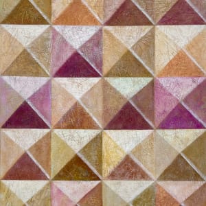Diamond Composition - Sienna/Magenta by Francesca Sganzerla, Image 1.