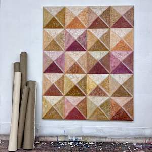 Diamond Composition - Sienna/Magenta by Francesca Sganzerla, Image 4.