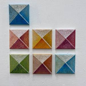 Diamond Composition - Blue by Francesca Sganzerla, Image 5.