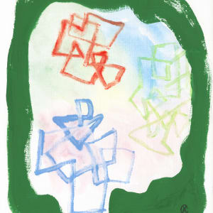 PRINT SERIES.2020.  Isolation: Scout the Pandemic Puppy by Vivien  Collens 