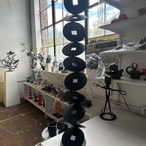 Windowed Bubble totem by Vivien  Collens  Image: studio view