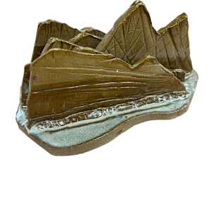 mountain sculpture  letter holder by Vivien  Collens