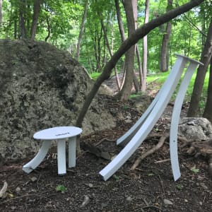 Tripod installation series by Vivien  Collens 