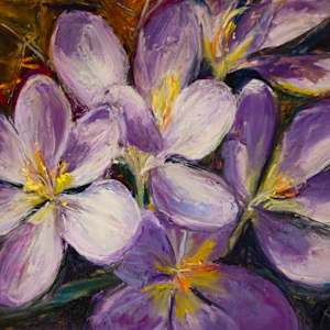 Springtime Crocuses by Nanci Cook, PAC