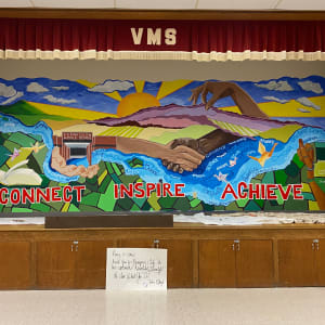 Vermillion Middle School Mural by Lindsay English