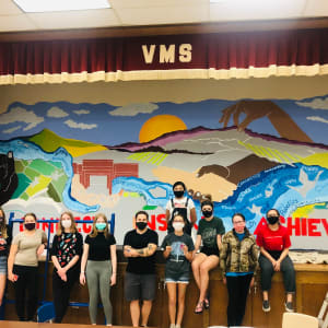 Vermillion Middle School Mural by Lindsay English 