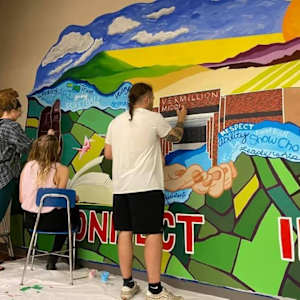 Vermillion Middle School Mural by Lindsay English 