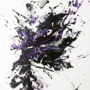 Reign in Purple Diptych by Ron Smith