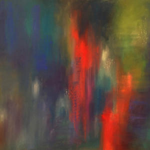 Night Racing in the Rain by Monique R Robidoux, Image 1.
