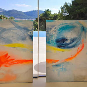 Changing Perspectives (Diptych) by Susanne Herbold 