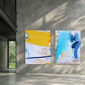 Crossing Lines (Diptych, 2/2) by Susanne Herbold, Image 4.