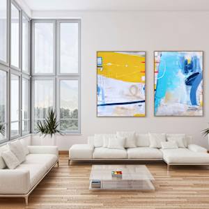 Crossing Lines (Diptych, 1/2) by Susanne Herbold, Image 2.