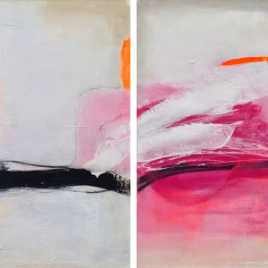 Slowing Down (Diptych) by Susanne Herbold 