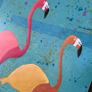Flamingo Reverie by Sharon E. Smith 