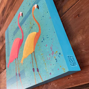 Flamingo Reverie by Sharon E. Smith 