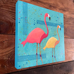 Flamingo Reverie by Sharon E. Smith 