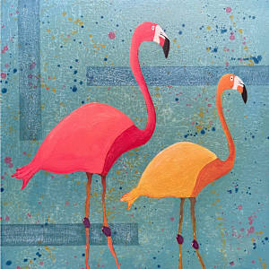 Flamingo Reverie by Sharon E. Smith