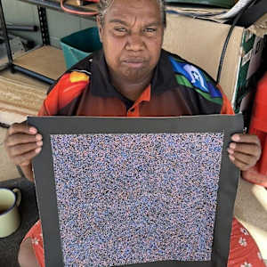 Bush seeds by Annie Nelson Napangardi