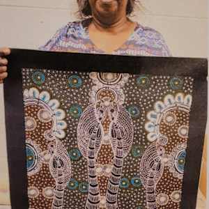 Yam Dreaming by Colleen Wallace Nungurrayi