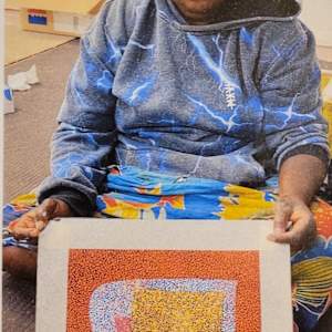 Bush Plum Dreaming by Magdeline Payne Nangala