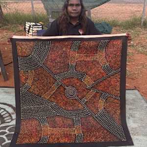 Bush plum Dreaming by Roseanne Morton Pwerle 