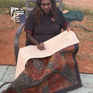 Bush plum Dreaming by Roseanne Morton Pwerle 