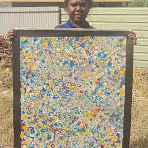 Bush plum Dreaming by Belinda Golder Kngwarreye 