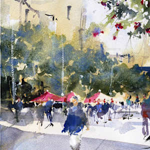 Delightful Spring by SteveGriggsWatercolor