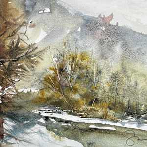 Ordinary Trust by Steve Griggs Watercolor