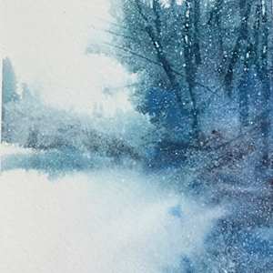 Winter Skol by SteveGriggsWatercolor