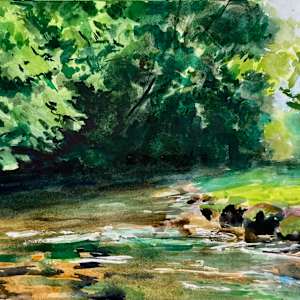 The River Dane at Wincle by Ian Dugdale